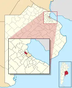 location of General San Martín Partido in Gran Buenos Aires