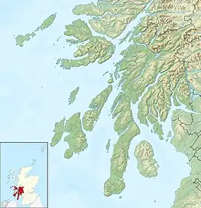 Lindowan Reservoir is located in Argyll and Bute