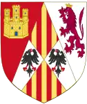 Former arms of Alonso of Aragon