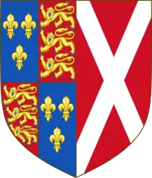 Arms of Anne Neville as Queen of England (simple)