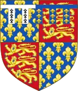 Coat of arms as Duke of Hereford and Lancaster