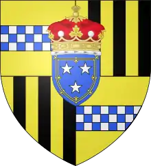 Arms of John Murray, 1st Duke of Atholl