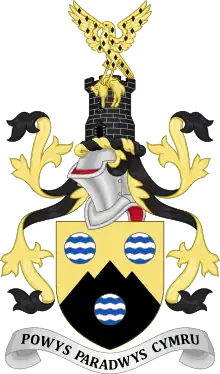 Coat of arms of Powys