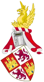 Arms of the Castile with the Royal Crest (1366–1406)