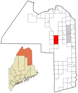 Location of Ashland, Maine