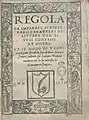 Regola da imparare scrivere varii caratteri de littere con li suoi compassi et misure, 1533