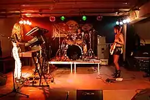 Ars Nova at the ProgSol festival in 2003 ; from left to right : Keiko Kumagai,  Masuhiro Goto and Shinko Shibata.