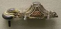 Lombard art, sword pommel, 6th–7th century