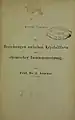 Beziehungen zwischen physikalischen Eigenschaften und chemischer Zusammensetzung der Korper, 1898