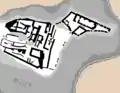 Plan of the fortress.