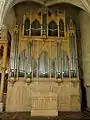 Pipe organ in the refectory