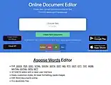 Aspose Editor Online Free