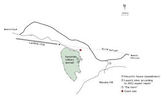 Map of the airport and its surroundings..mw-parser-output cite.citation{font-style:inherit;word-wrap:break-word}.mw-parser-output .citation q{quotes:"\"""\"""'""'"}.mw-parser-output .citation:target{background-color:rgba(0,127,255,0.133)}.mw-parser-output .id-lock-free a,.mw-parser-output .citation .cs1-lock-free a{background:url("//upload.wikimedia.org/wikipedia/commons/6/65/Lock-green.svg")right 0.1em center/9px no-repeat}.mw-parser-output .id-lock-limited a,.mw-parser-output .id-lock-registration a,.mw-parser-output .citation .cs1-lock-limited a,.mw-parser-output .citation .cs1-lock-registration a{background:url("//upload.wikimedia.org/wikipedia/commons/d/d6/Lock-gray-alt-2.svg")right 0.1em center/9px no-repeat}.mw-parser-output .id-lock-subscription a,.mw-parser-output .citation .cs1-lock-subscription a{background:url("//upload.wikimedia.org/wikipedia/commons/a/aa/Lock-red-alt-2.svg")right 0.1em center/9px no-repeat}.mw-parser-output .cs1-ws-icon a{background:url("//upload.wikimedia.org/wikipedia/commons/4/4c/Wikisource-logo.svg")right 0.1em center/12px no-repeat}.mw-parser-output .cs1-code{color:inherit;background:inherit;border:none;padding:inherit}.mw-parser-output .cs1-hidden-error{display:none;color:#d33}.mw-parser-output .cs1-visible-error{color:#d33}.mw-parser-output .cs1-maint{display:none;color:#3a3;margin-left:0.3em}.mw-parser-output .cs1-format{font-size:95%}.mw-parser-output .cs1-kern-left{padding-left:0.2em}.mw-parser-output .cs1-kern-right{padding-right:0.2em}.mw-parser-output .citation .mw-selflink{font-weight:inherit}Filip Reyntjens (September 2020). "Retour sur l'attentat de Kigali, l'étincelle qui a allumé le feu du génocide" (PDF). Institute of Development Policy and Management.