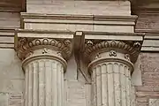 Doric capitals at the Hôtel d'Assézat.