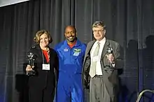 Melvin presents Arlene and Joel Levine with the National Alliance of Black School Educators Presidential Award.