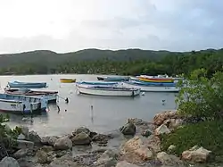 Boats in the San Jacinto Sector of Guánica barrio-pueblo