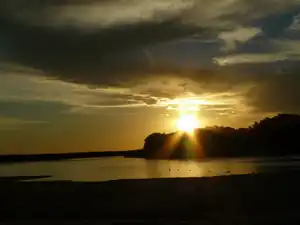 Villa Florida beach sunset