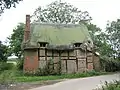 17th-century Cutlin Mill Cottage derelict in 2005. It burnt down in 2010.