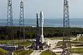 Atlas V on launch pad