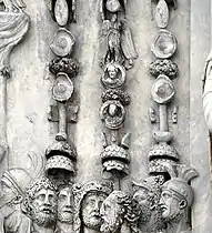 Detail from the Arch of Constantine in Rome