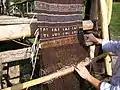 Loom weaving, reconstruction