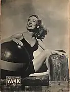 Audrey Totter pin-up from August 1945