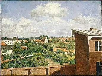 View from Düsseldorf (ca 1865)