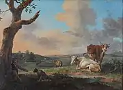 Pastoral scene, 1816, private collection.