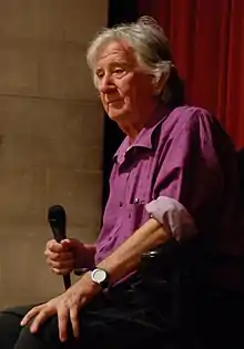 Boal presenting a workshop on the  Riverside Church in New York, 13 May 2008.