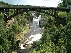 The AuSable Chasm Bridge