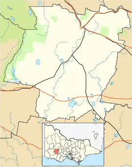 Westmere is located in Rural City of Ararat