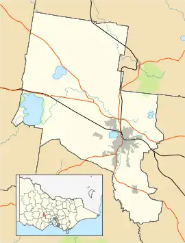 Tourello is located in City of Ballarat