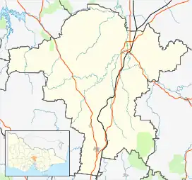 Wallan is located in Shire of Mitchell