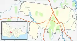 Castlemaine is located in Shire of Mount Alexander