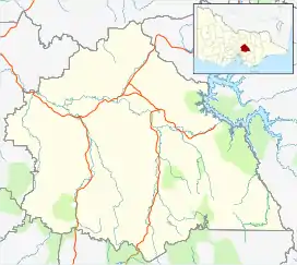 Molesworth is located in Shire of Murrindindi