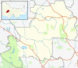 Stawell is located in Shire of Northern Grampians