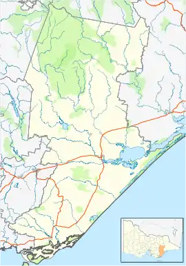 Alberton West is located in Shire of Wellington