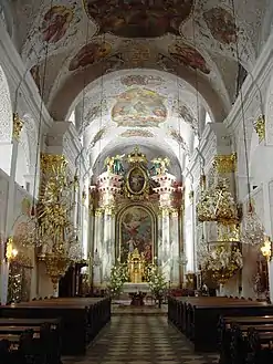 Interior of the cathedral