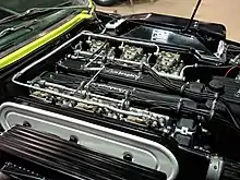 A Lamborghini Espada's V12 engine