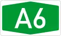 Autokinetodromos A6 number.svg