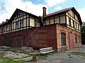 Former Tsar Nicholas II Car Garages, Pushkin, Saint Petersburg in July 2017