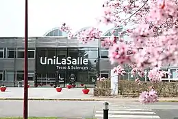 Main academic building of UniLaSalle, at Beauvais campus