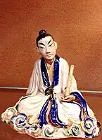 Ceramic statue of Tiên in a museum in Vietnam