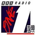 BBC Radio 1 logo from 1990 to 1994.