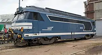 Diesel locomotive BB 67274.