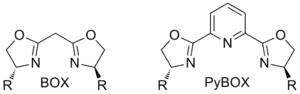 Both bi- and tridentate bis(oxazoline) ligands are used in organic synthesis