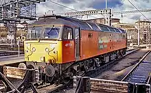 47774 Poste Restante in Rail Express Systems livery at Kings Cross in 1998