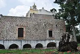 Portion of the museum complex with college's water collection system