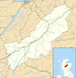 Nethy Bridge is located in Badenoch and Strathspey