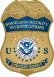 HSI Special Agent badge